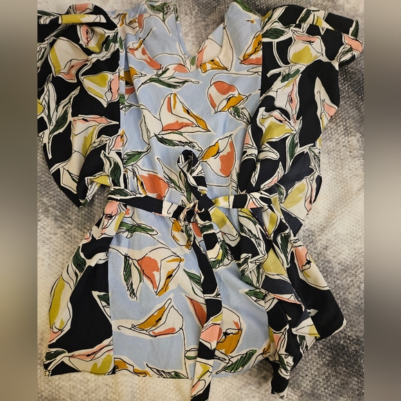 Anthropologie Rennes Ruffled Top - Picture 2 of 3